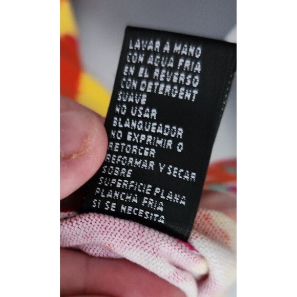 August Silk Heritage Women Cardigan Sweater XS Long Sleeve Tropical Floral NWT - Picture 11 of 12